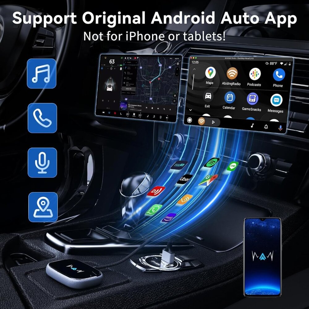 NEW Wireless Android Auto Adapter - Picture 5 of 7